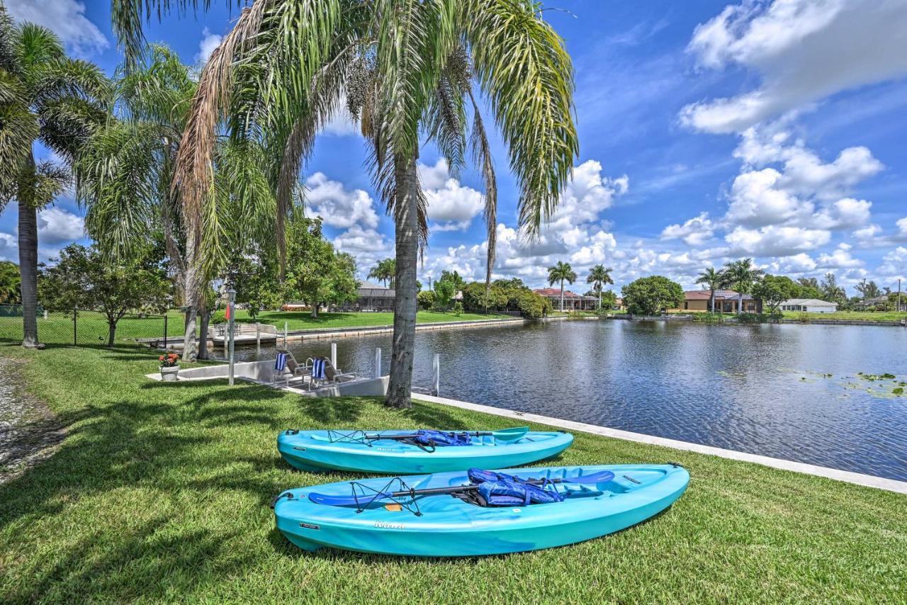 Pet-Friendly Escape With Dock And Kayaks In Cape Coral Villa Екстериор снимка